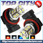 Topcity 13-SMD 5050 360-degree shine H8 Hyper Flux LED Bulbs For Fog Lights or Running Light Lamps - Fog Lights car led, Auto LED